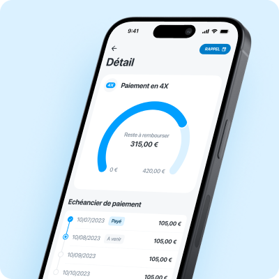 Suivre vos prélèvements et vos échéanciers
